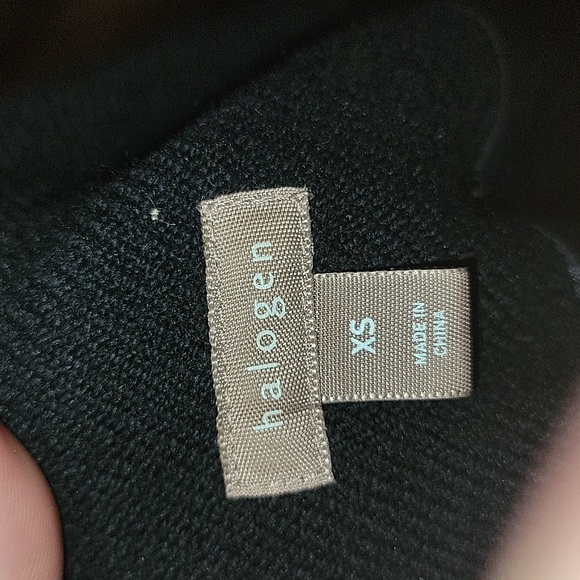 Halogen Wool & Cotton Black Jacket - Picture 15 of 16